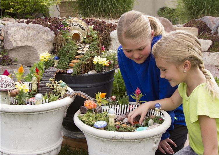 Making a Fairy Garden, Best Screen-Free School Holiday Ideas For Kids At Home