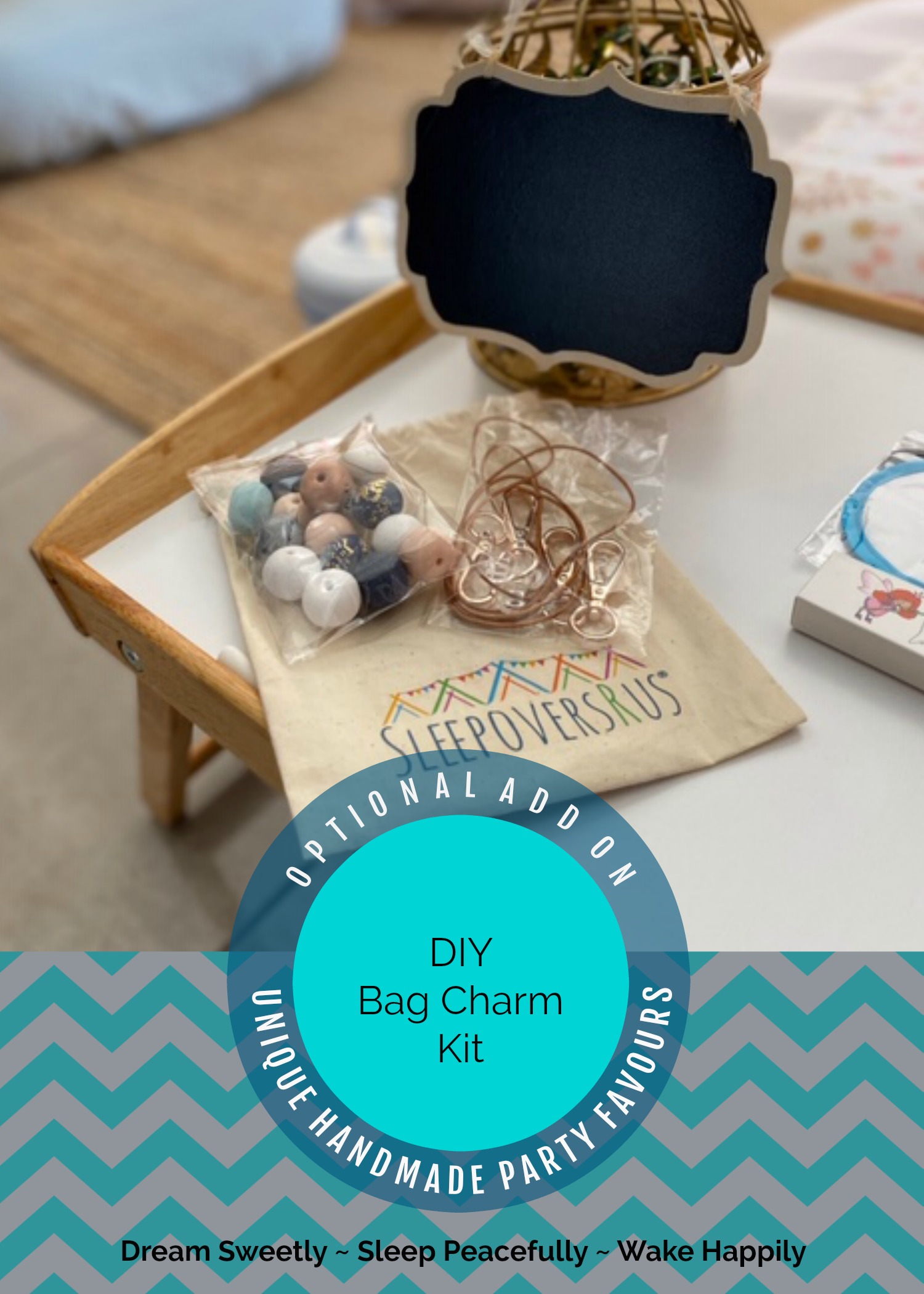 DIY Bag Charm / Keyring Kit